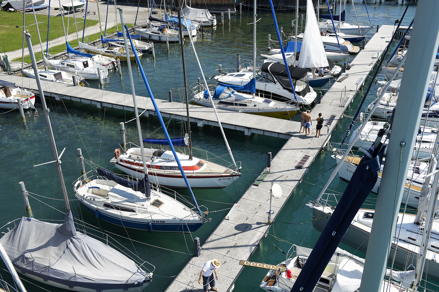 Yachthafen im Häuplhof direkt am Attersee © costadedoi