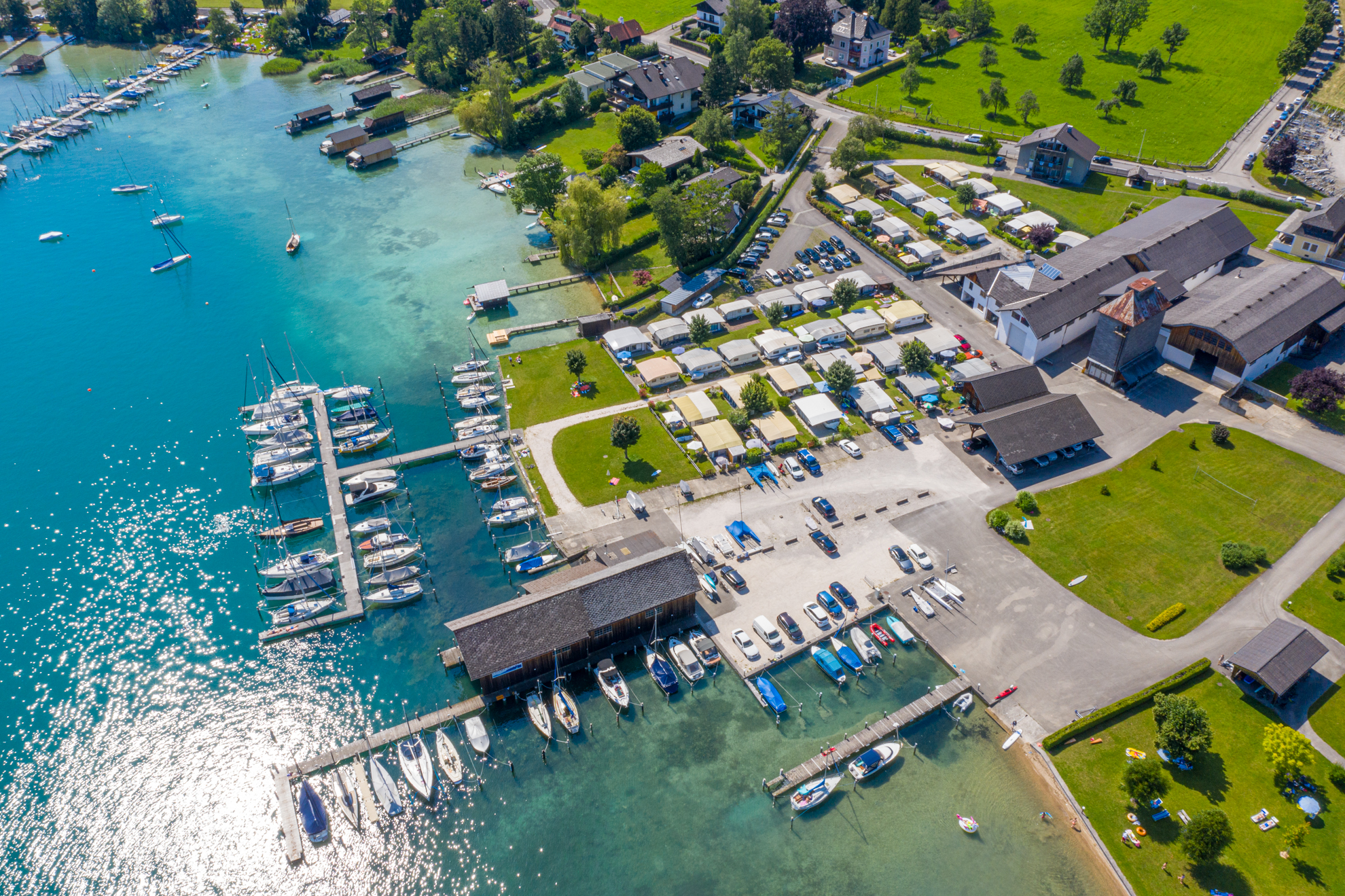 Seglercamp im Häuplhof direkt am Attersee